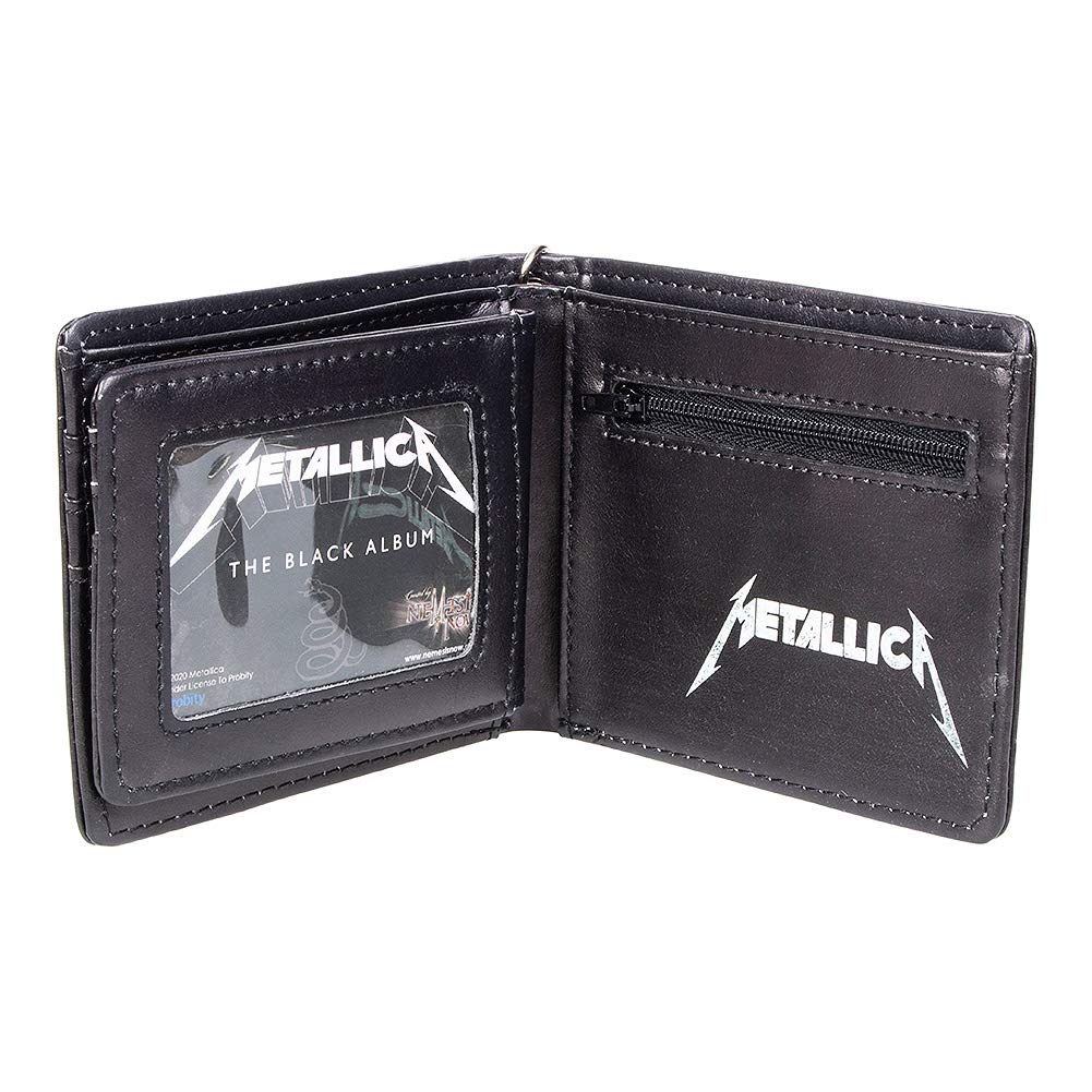 Metallica Black Album Wallet with Chain Officially Licensed
