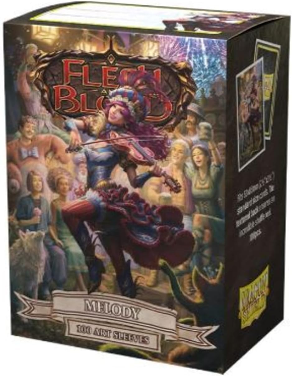 Arcane Tinmen Standard Brushed Art Sleeves - Flesh & Blood - Melody (100), Red 1
