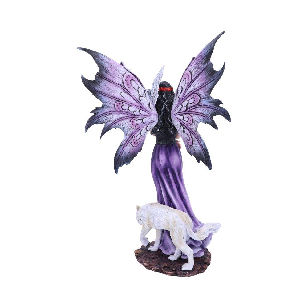 Amethyst Companions Purple Wolf and Owl Fairy Companion Figurine 39.5cm
