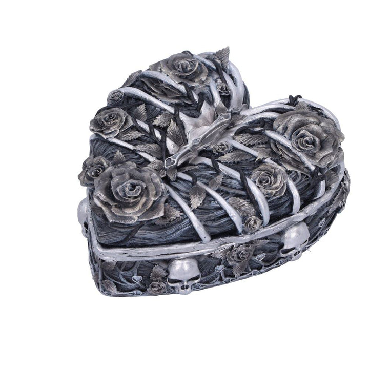 Gothic Caged Heart Box 10.5cm