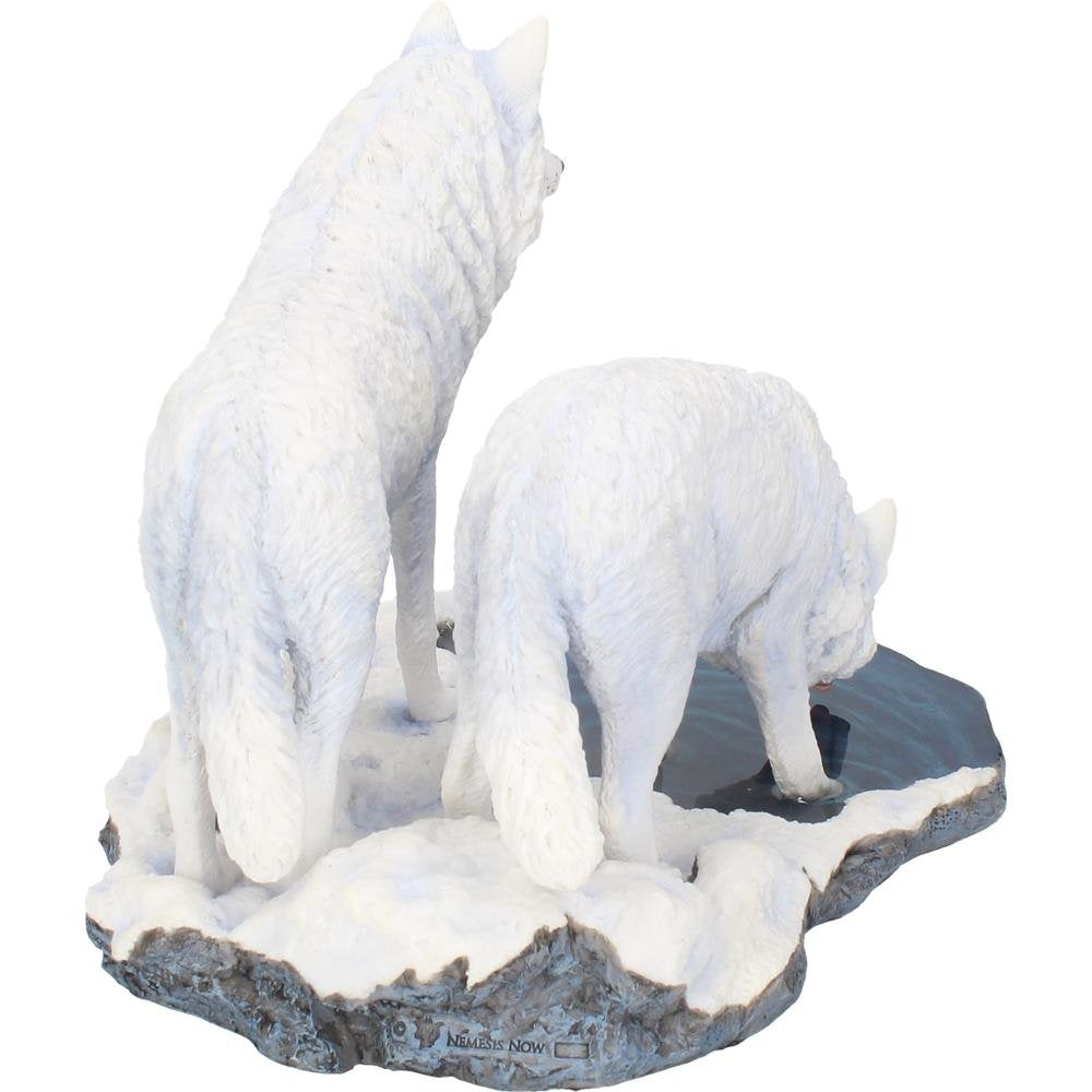 Warriors of Winter Wolf Figurine by Lisa Parker Snowy Ornament 35cm