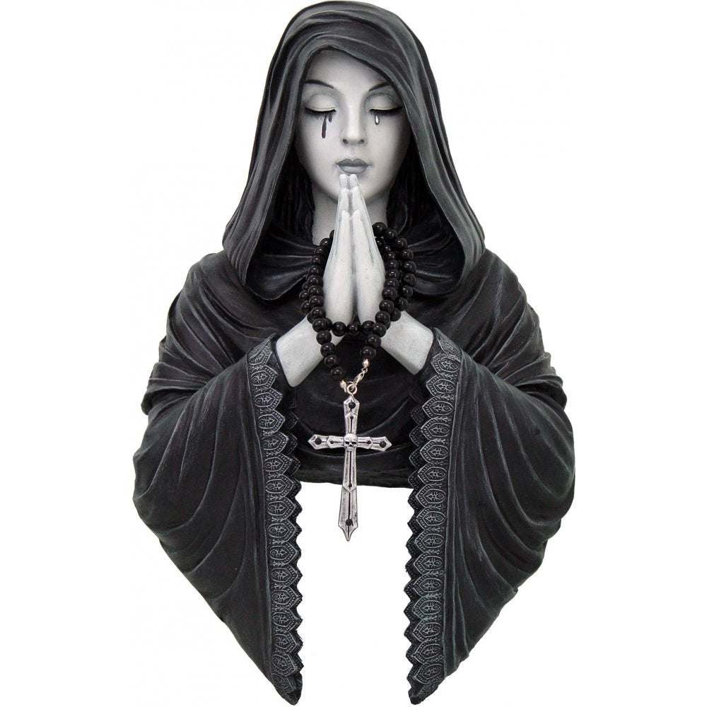 Gothic Prayer Wall Plaque Designed By Anne Stokes 39cm