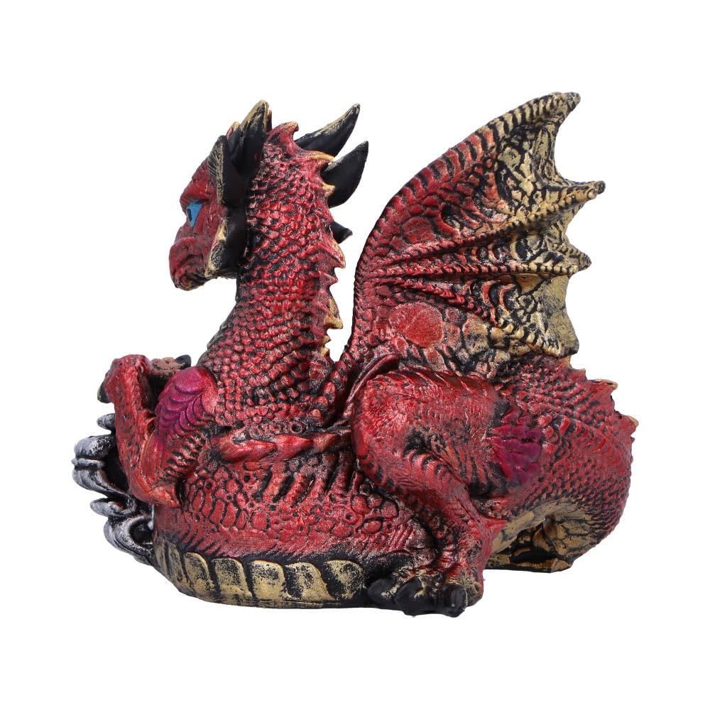 Keeper of the Key Red a Dragon Guardian Figurine 9cm