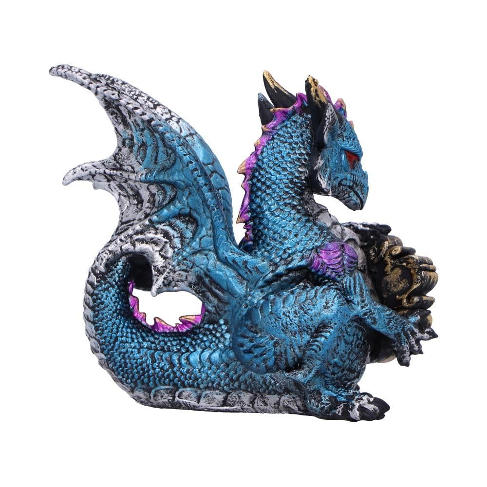 Keeper of the Key Blue a Majestic Dragon Figurine 9.5cm