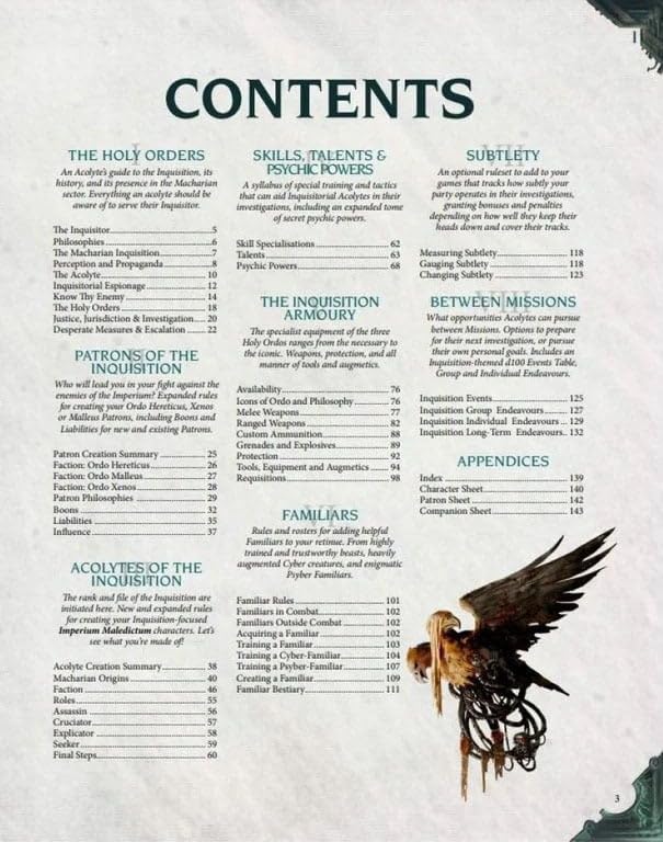 Imperium Maledictum Inquisition Players Guide Warhammer 40000 Roleplay Roleplaying Game by Cubicle Seven 3