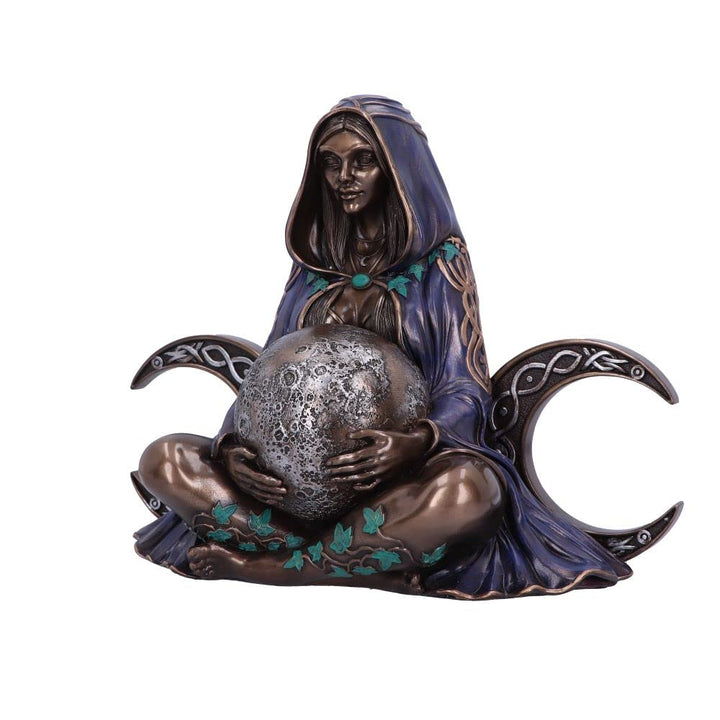 Triple Moon Goddess Bronze Statue 36cm