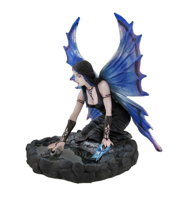Immortal Flight Gothic Fairy Figurine by Anne Stokes Skull and Ornament 18.4cm