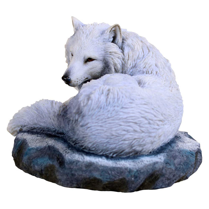 Guardian of the North Wolf Figurine by Lisa Parker Snowy Ornament 19.5cm
