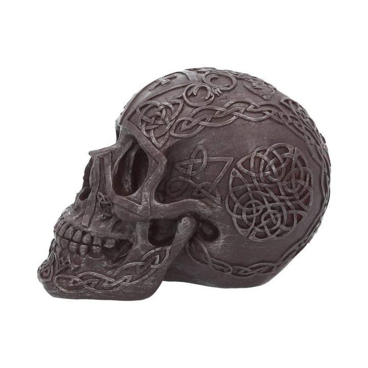 Celtic Iron Skull 16cm