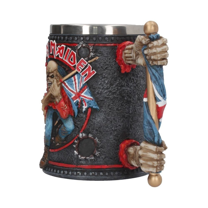 Iron Maiden Eddie The Trooper Tankard Mug Merchandise 14cm Officially Licensed