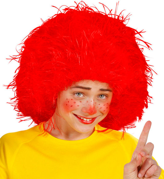 Cartoon Wig Red - In Polybag