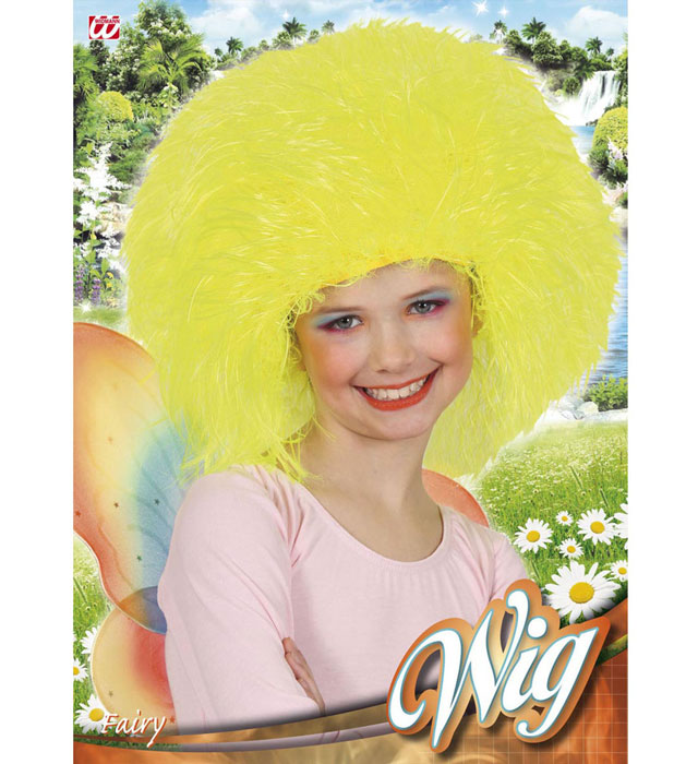 Fairy Wig Neon Yellow - In Polybag