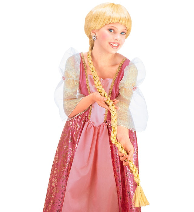 Rapunzel Wig With Extra Long Plait In Polybag