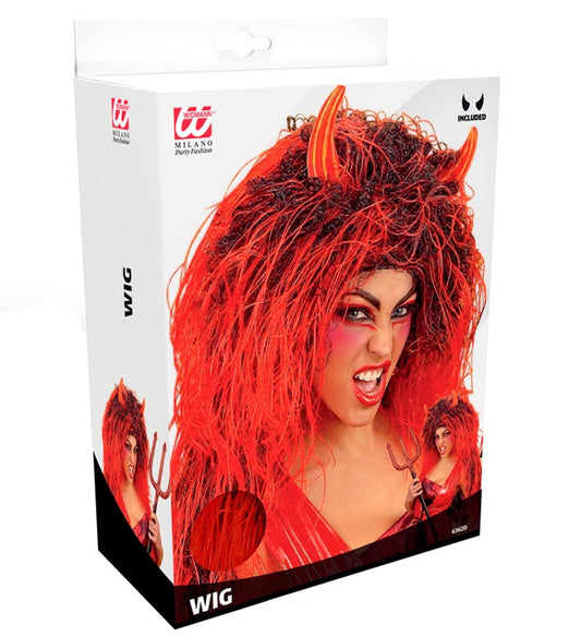 Extra Long Devil Wig In Box
