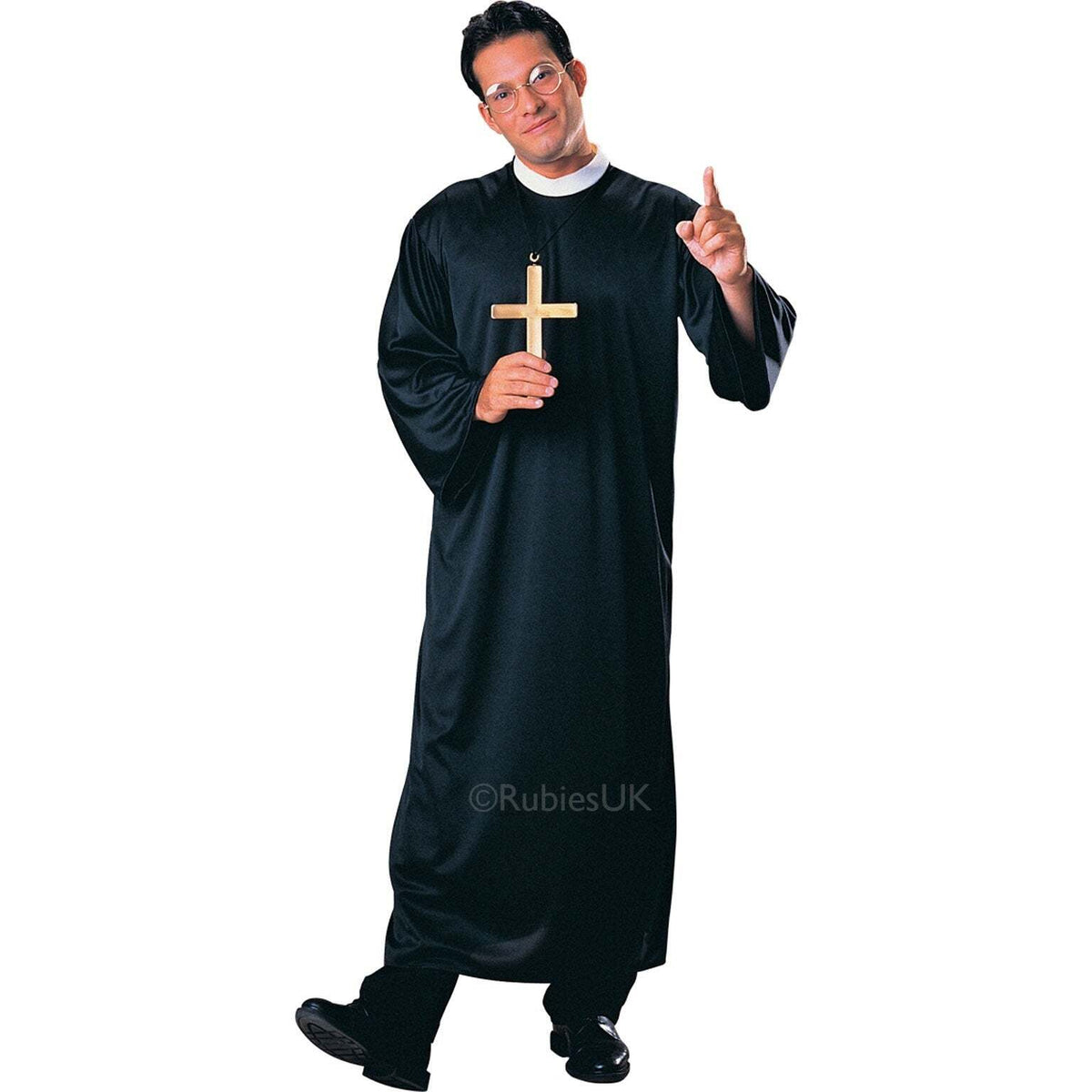 Haunted House Adult Priest Costume Robes 1