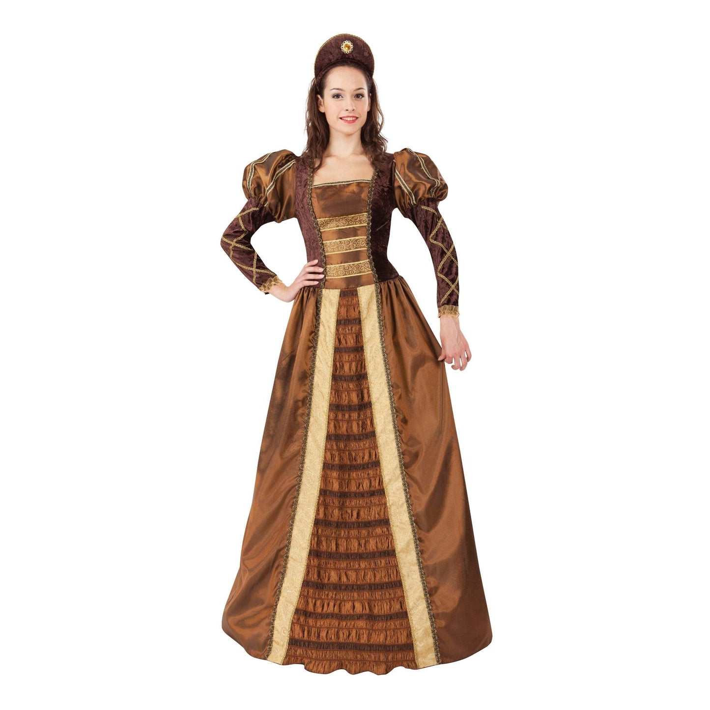Womens Golden Queen Adult Costume Female Halloween 1