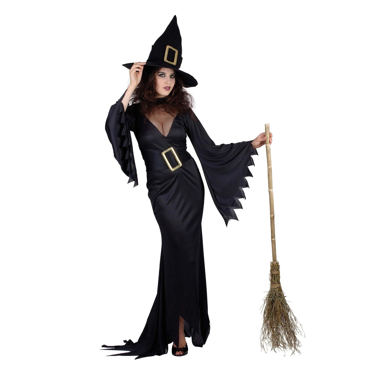 Womens Witch Costume Black Adult Female Halloween 1