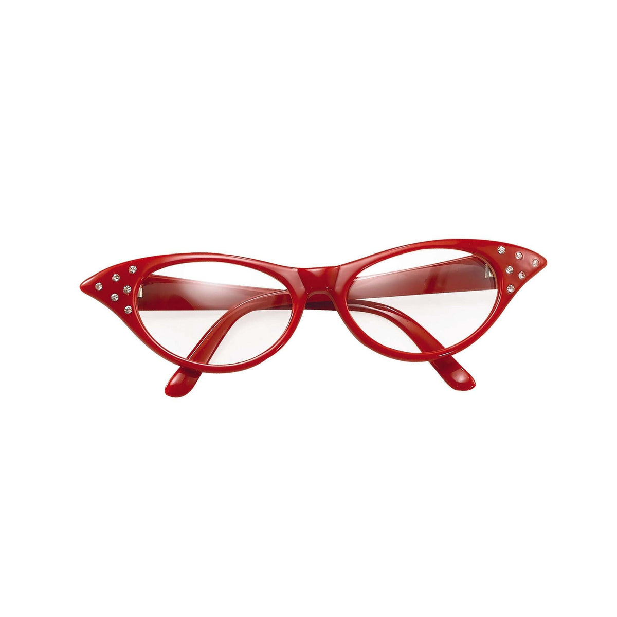 Red Glasses 50s Style Costume Accessory 1