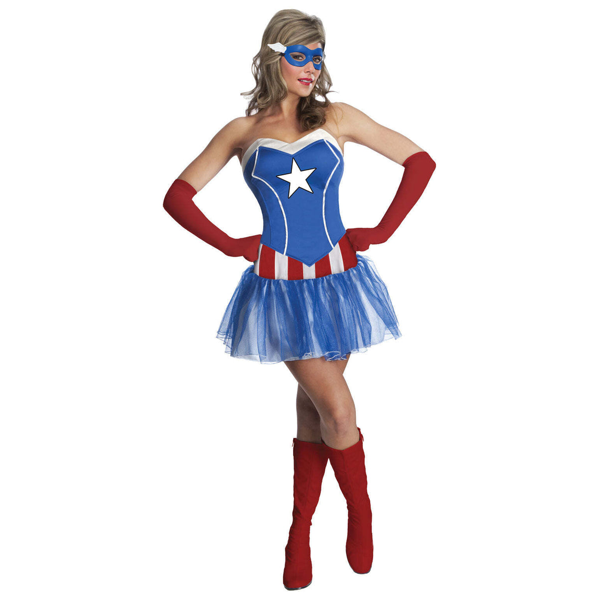 American Dream Womens Blue Captain Costume 1