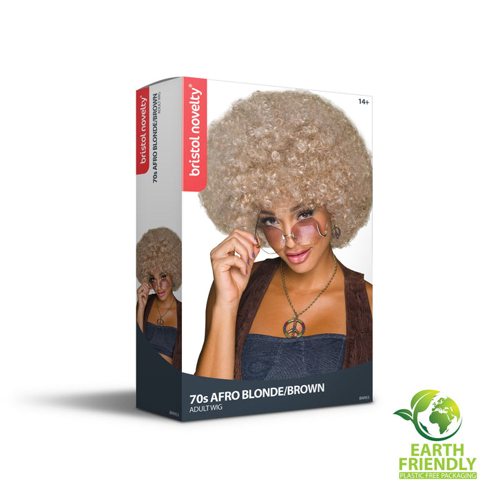 Size Chart 70s Afro Blonde Brown Wig