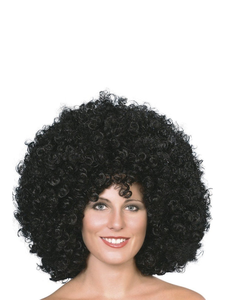 70s Afro Wig Mega Huge Adult Black_3
