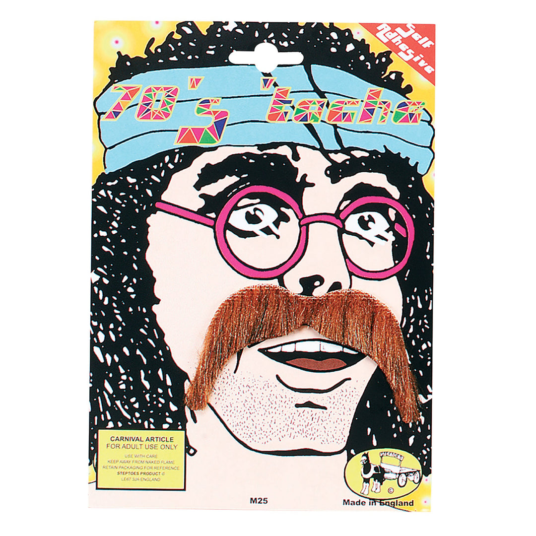 70s Tash Brown Moustaches and Beards Male_1