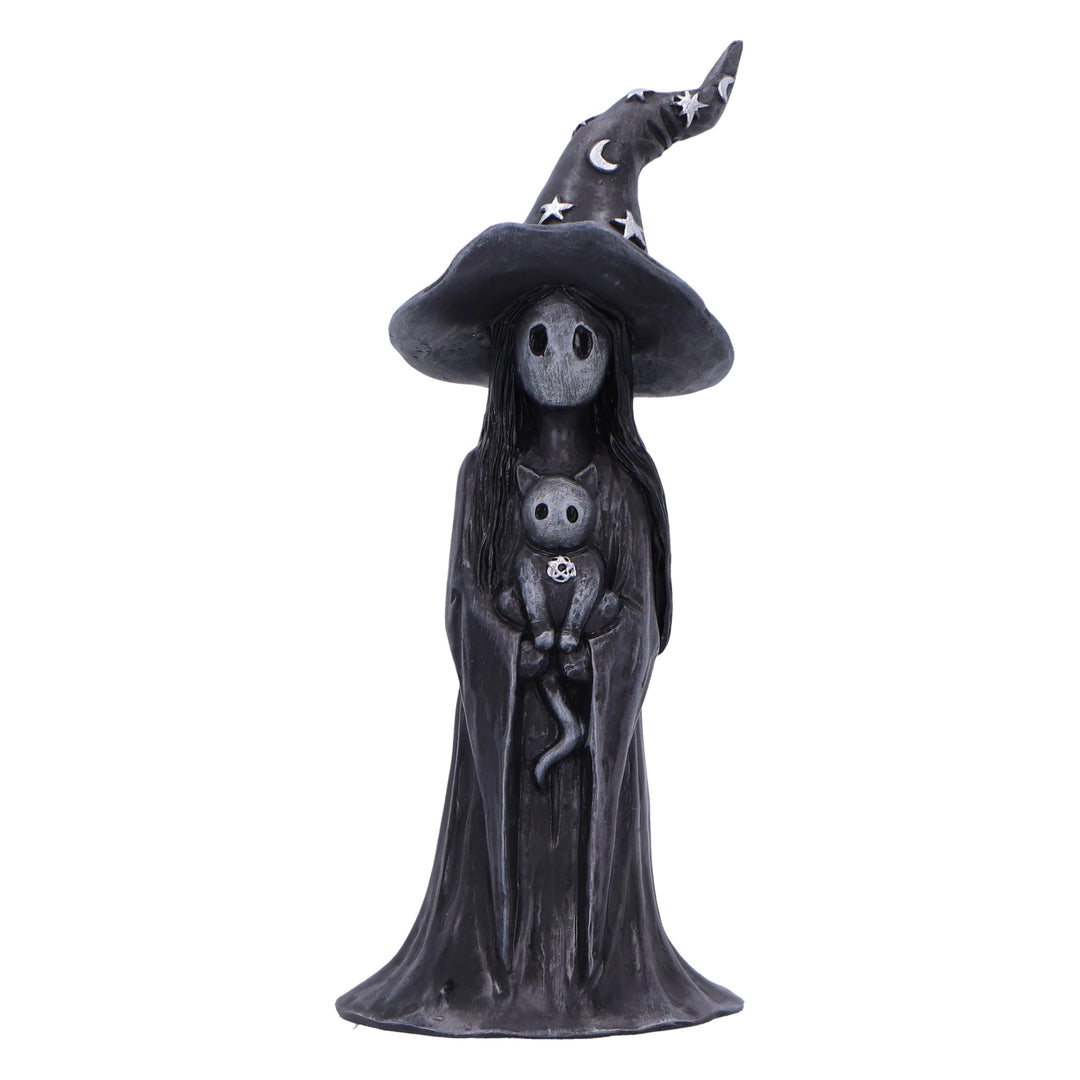 Little Souls Glimmer Witch with Cat Figurine 12.3cm
