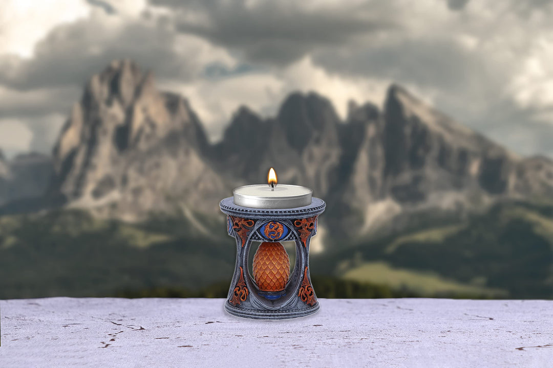Dragon Heart Tea Light Holder 6cm