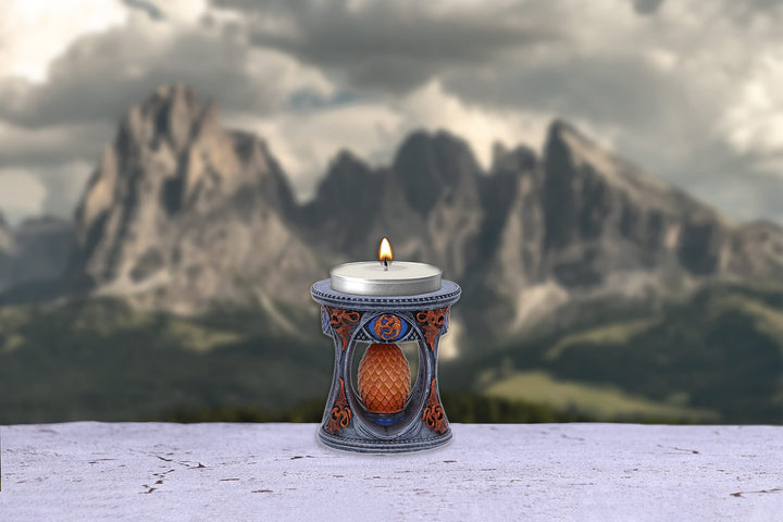 Dragon Heart Tea Light Holder 6cm