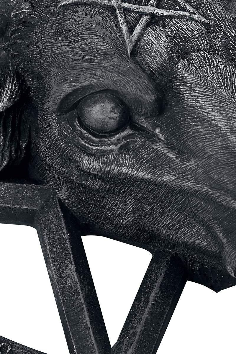 Baphomet Head Goat God Deity Pentagram Wall Plaque 40cm