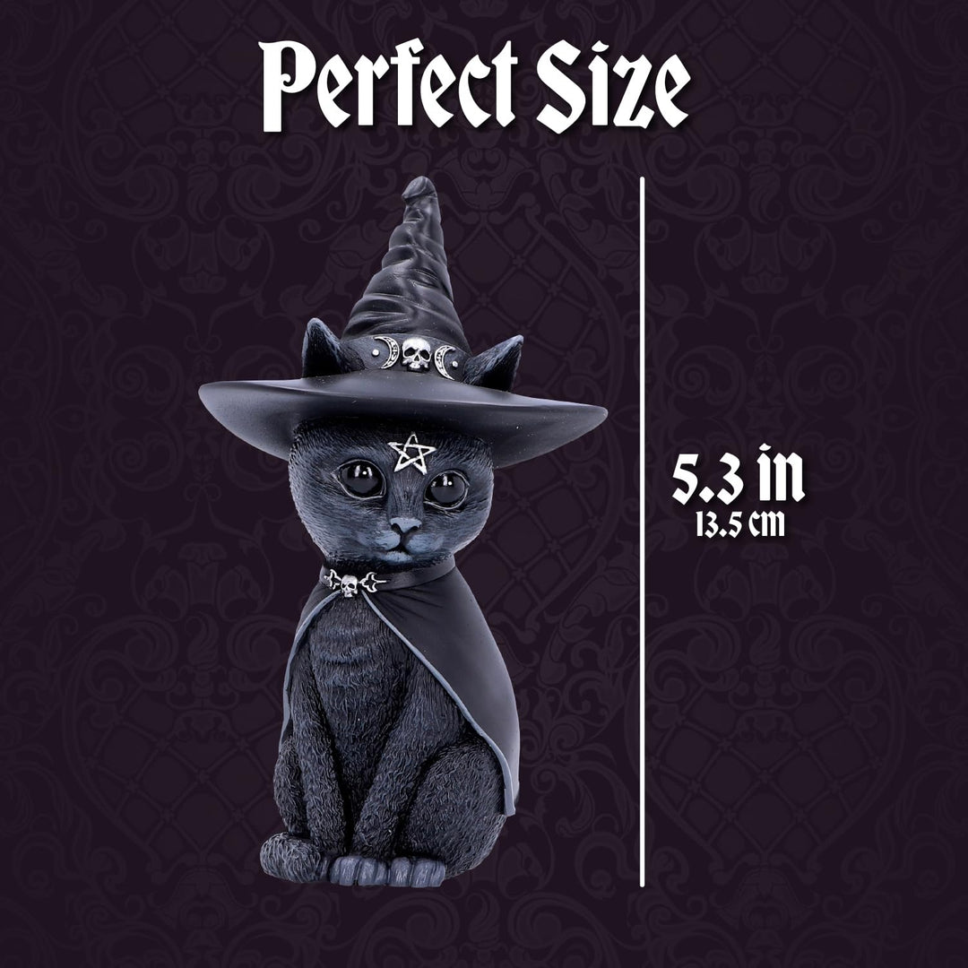 Purrah Witches Hat Occult Cat Figurine 13.5cm