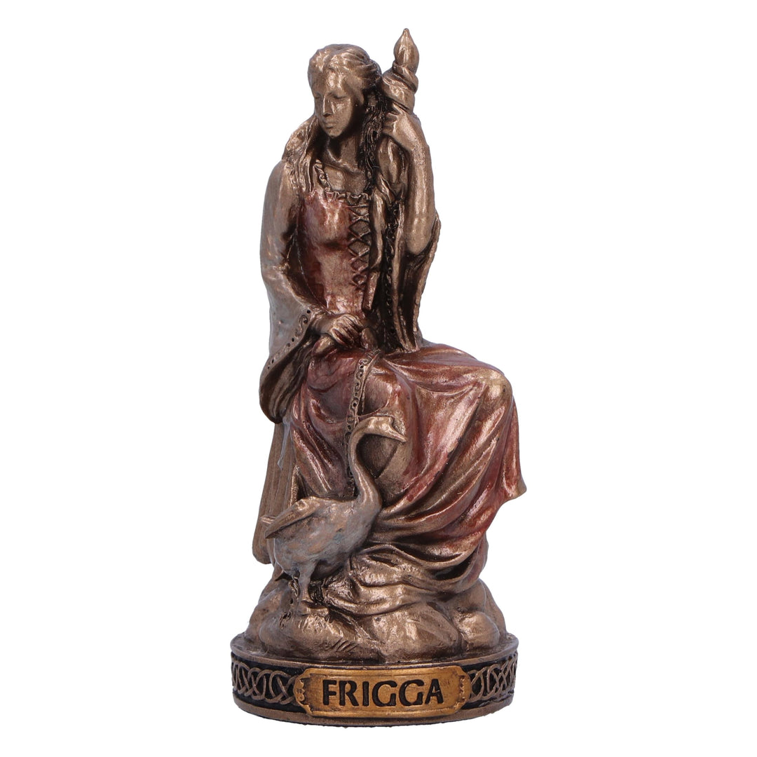 Frigga Goddess of Motherhood Mini Bronze Figurine 7.6cm