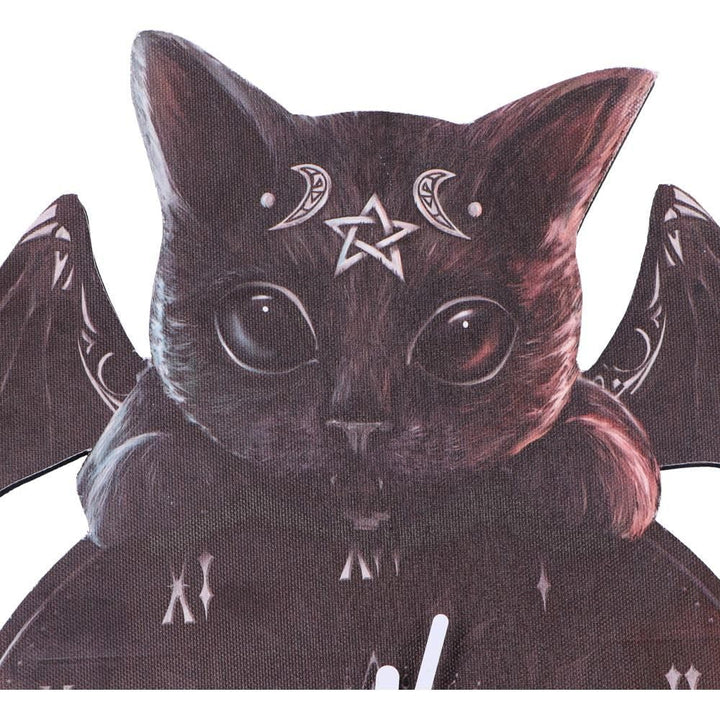 Cult Cuties Malpuss Wall Hanging Clock with Swinging Tail Tickin 41cm