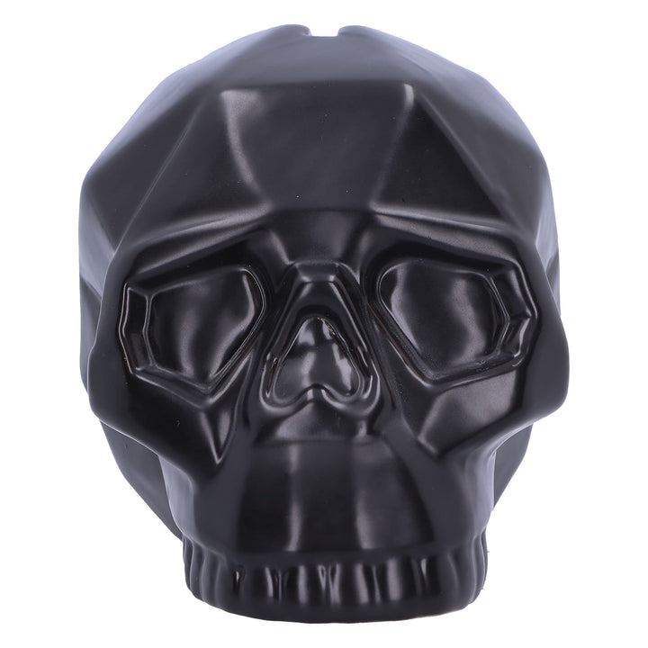 Geometric Black Skull Money Box 11.6cm
