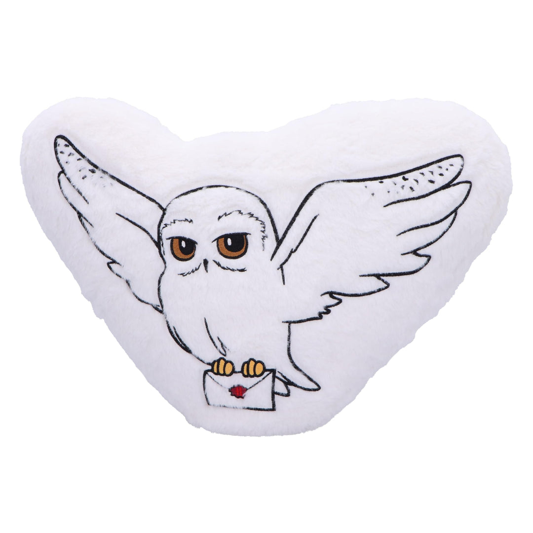 Harry Potter White Fluffy Hedwig Owl Cushion 40cm