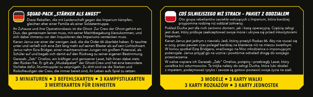 Atomic Mass Games Star Wars Shatterpoint Stronger Than Fear Squad Pack - Tabletop Miniatures Game, Strategy Game for Kids and Adults, Ages 14+, 2 Players, 90 Minute Playtime