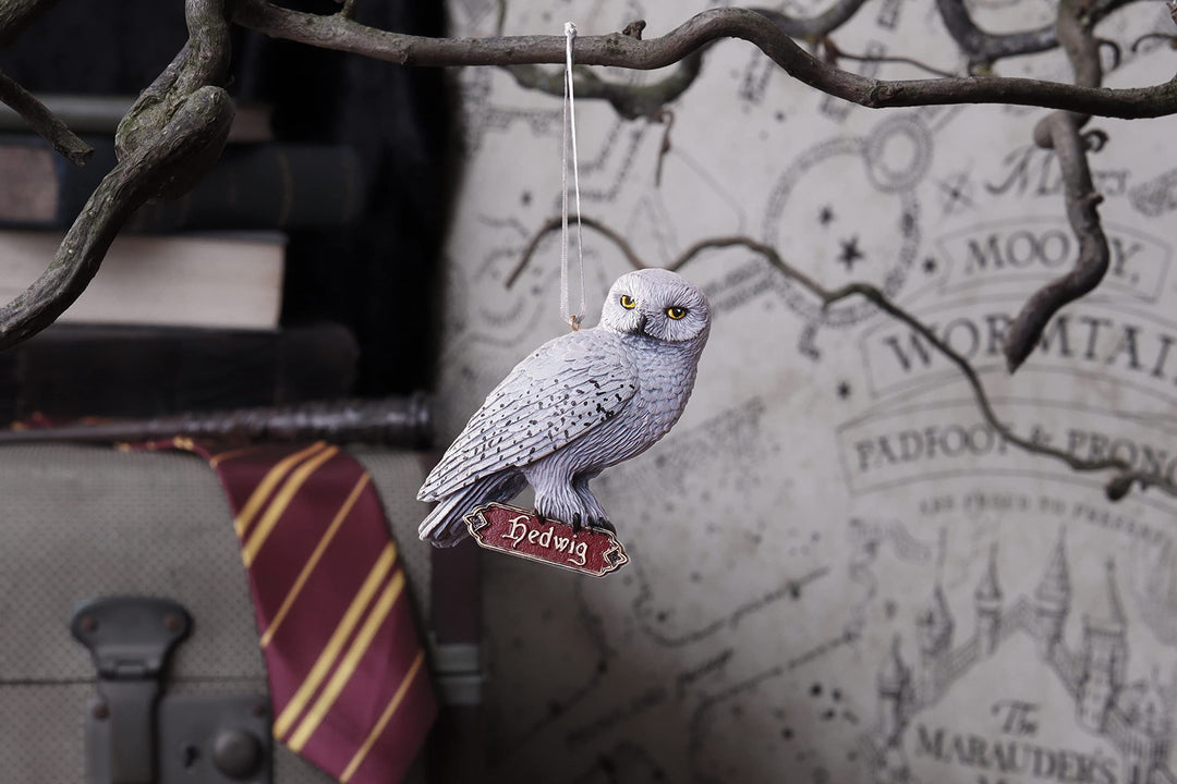 Harry Potter Hedwig Hanging Ornament Hedwigs Rest 9cm
