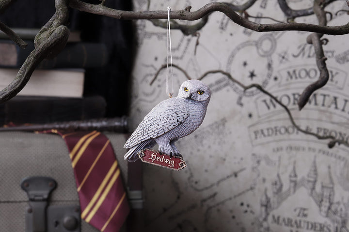 Harry Potter Hedwig Hanging Ornament Hedwigs Rest 9cm