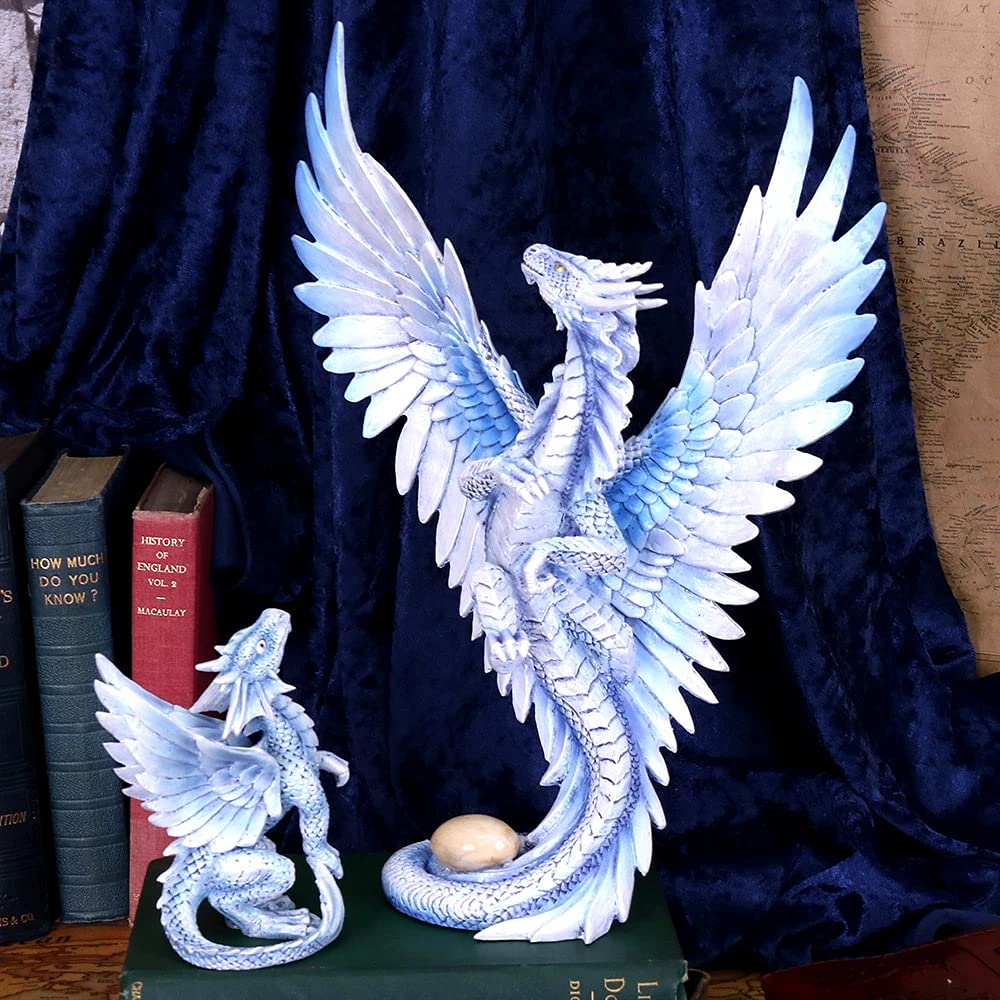 Anne Stokes Age of Dragons Adult Silver Dragon Figurine 31.5cm
