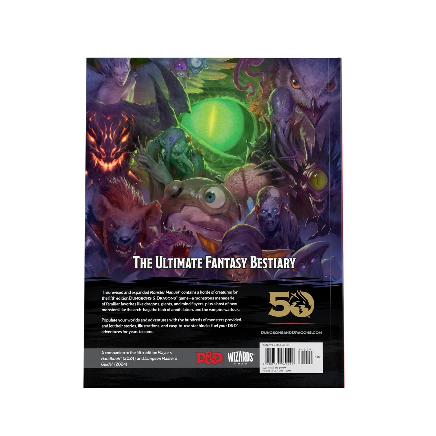 Monster Manual 2025 Dungeons and Dragons DDN Roleplaying Game by Wizards of the Coast 7