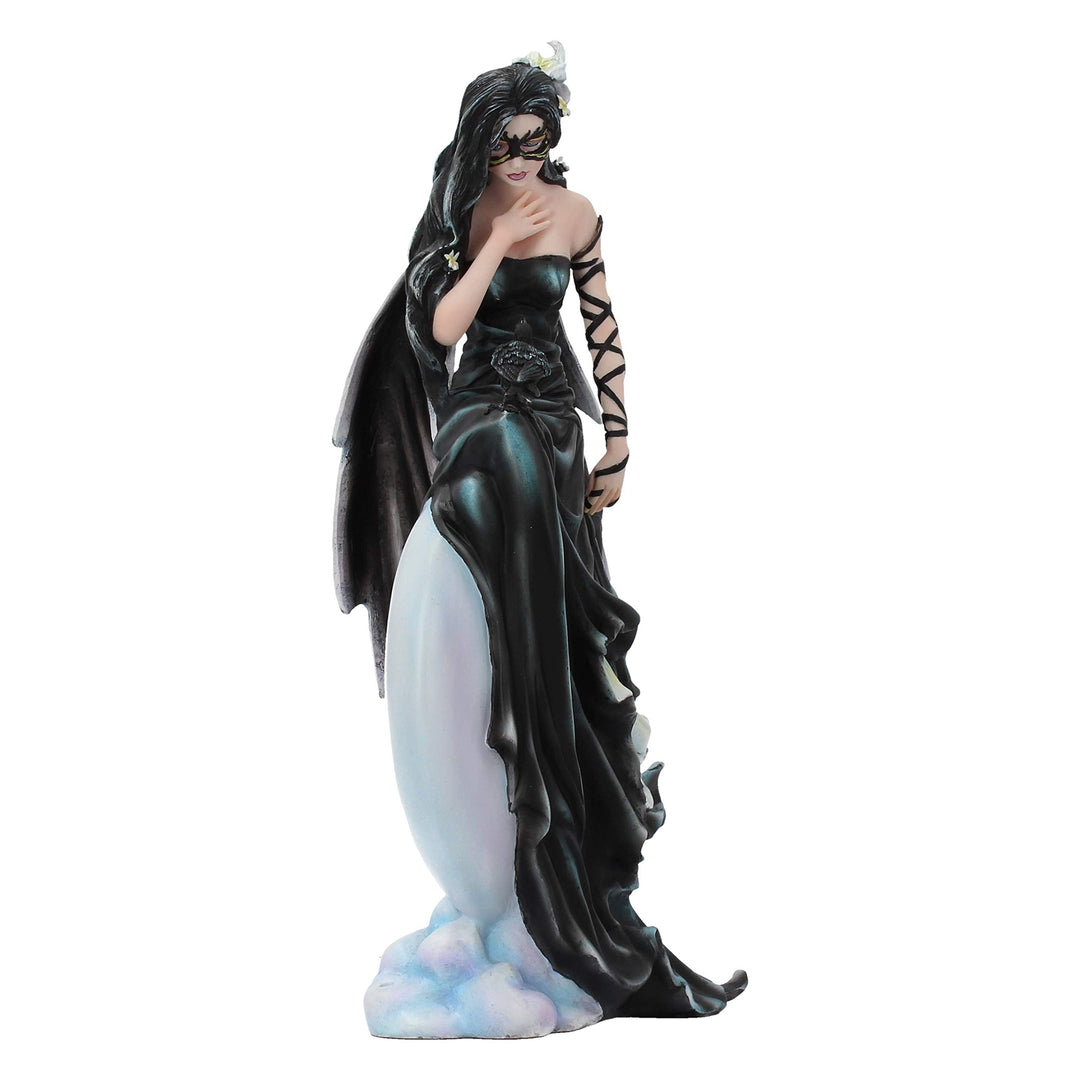 Nene Thomas Dark Skies Moon Fairy and Raven Companion Figurine by 28cm