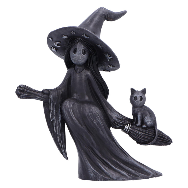 Little Souls Beam Witch on Broom Figurine 12.7cm