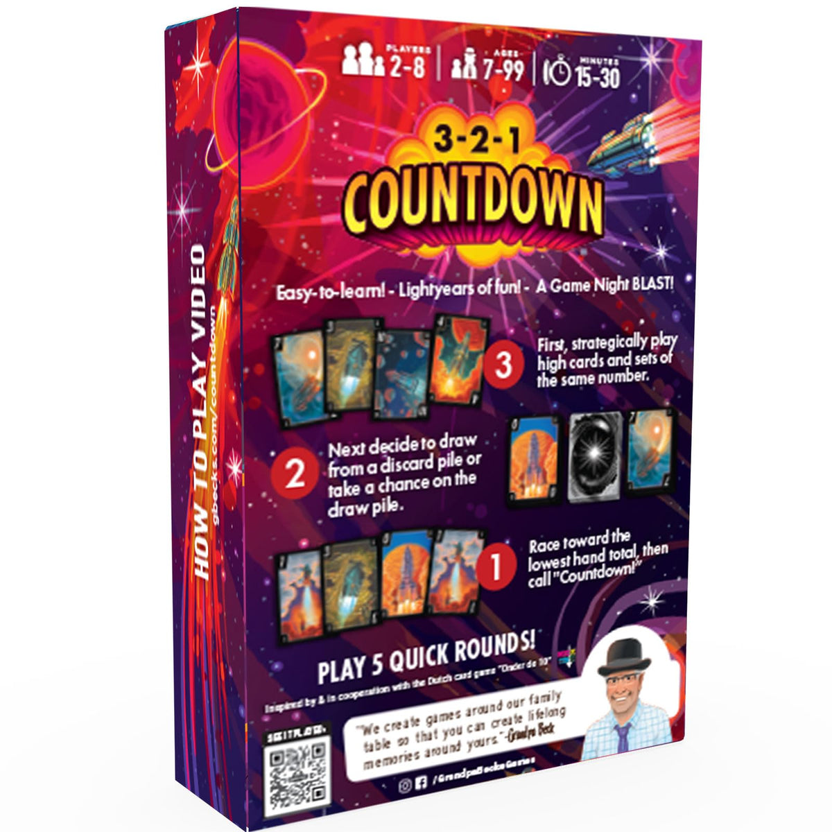 3 2 1 Countdown Board Game by Grandpa Becks 9