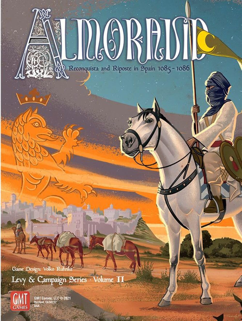 Almoravid Board Game Reconquista and Riposte in Spain, 085-1086 1