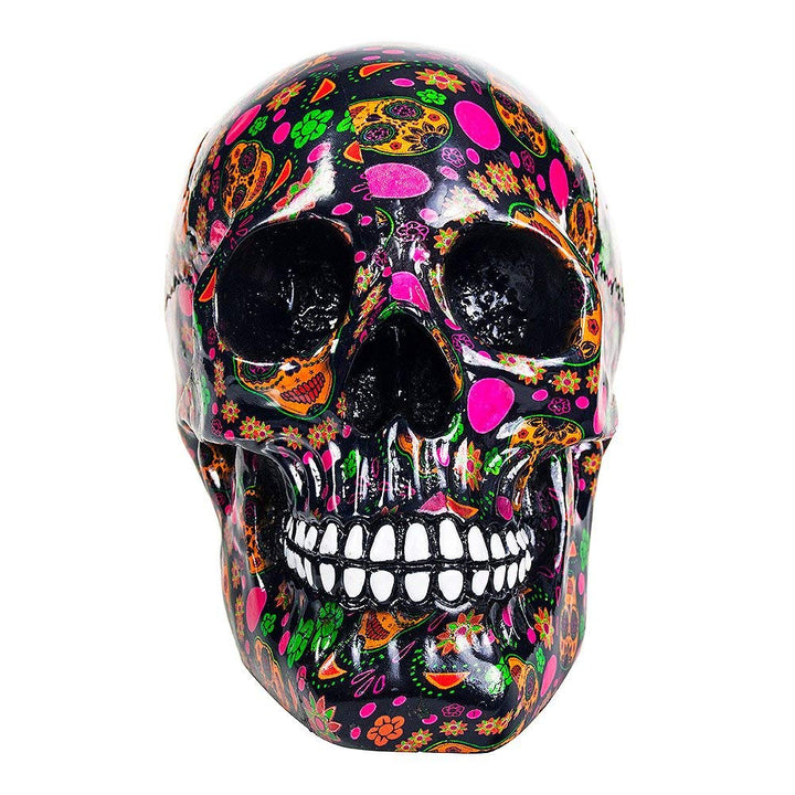 Viva Day of the Dead Print Skull 19cm