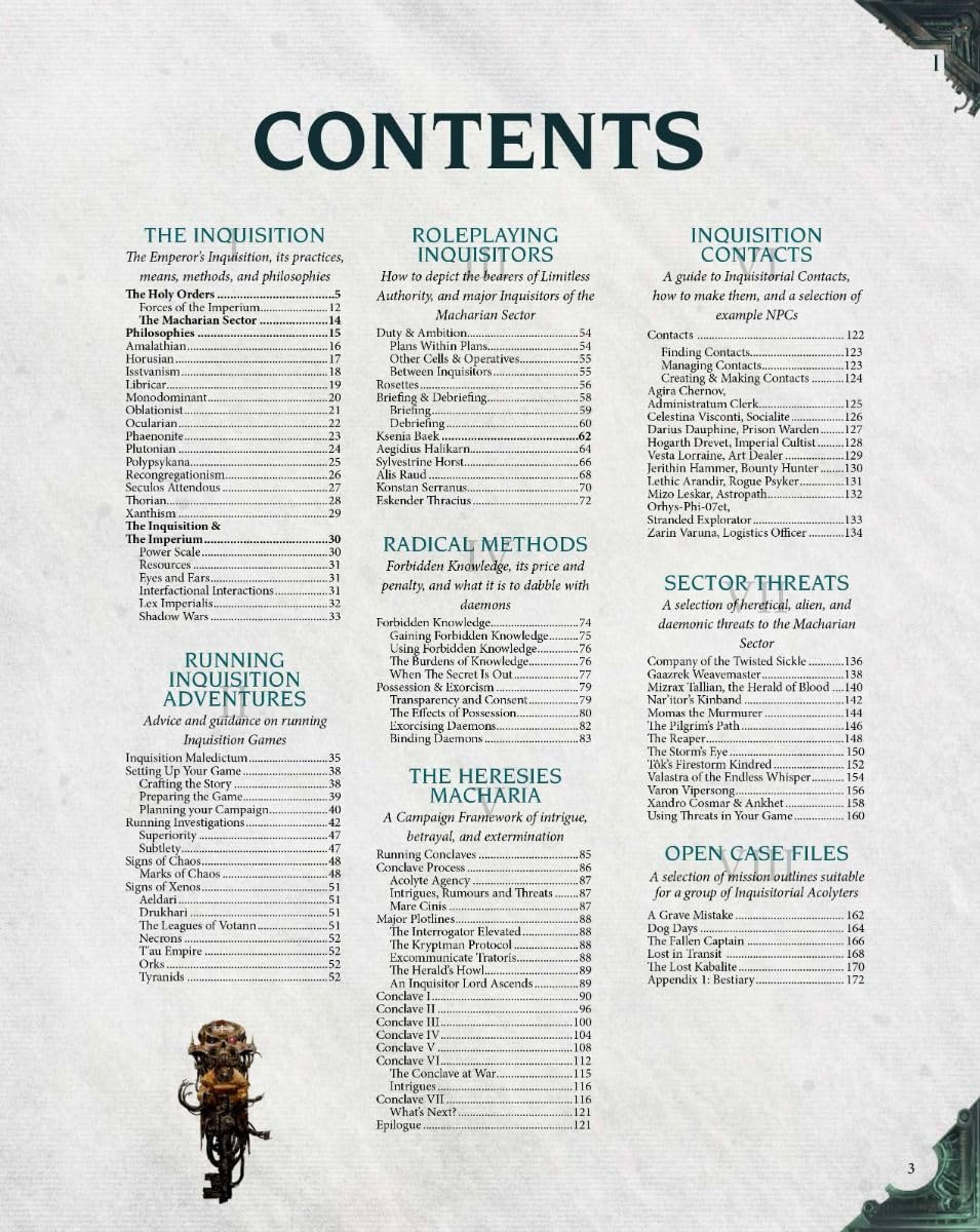 Imperium Maledictum Inquisition GMs Guide Warhammer 40000 Roleplay Roleplaying Game by Cubicle Seven 8