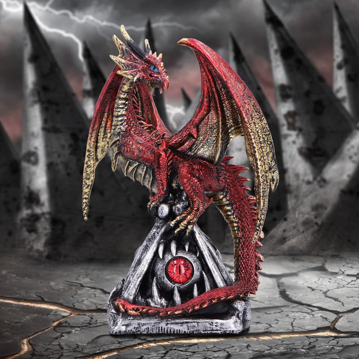 Guardians Gaze a The Fierce Flame Dragon Sentinel Figurine 16.5cm