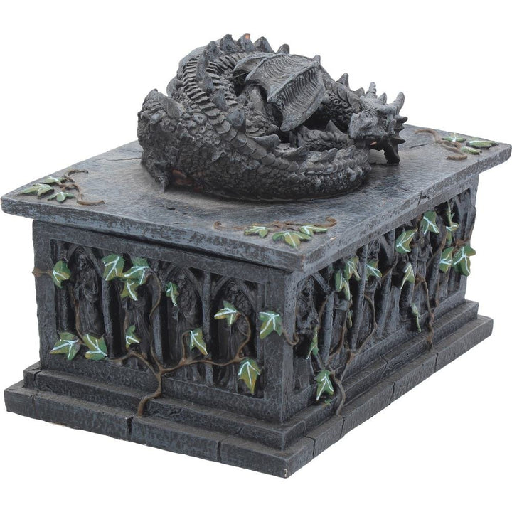 Dragon Ivy Tarot Card Holder Box 18cm
