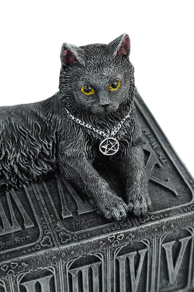 Fortunes Watcher Cat Familiar Tarot Box Fortunes 17cm