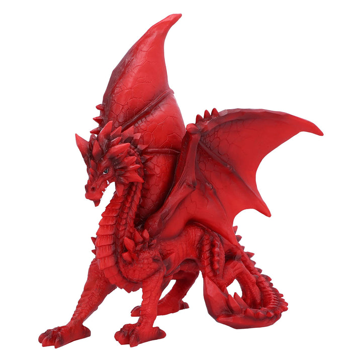 Tailong Red Dragon Figurine 21.5cm